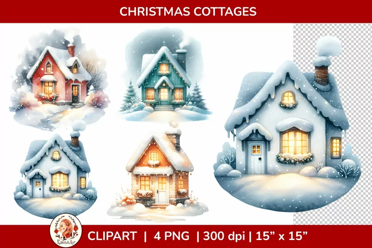 Christmas House Clipart, Christmas Clipart