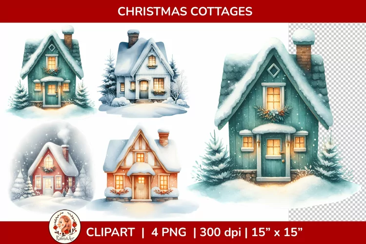 Christmas House Clipart, Christmas Clipart