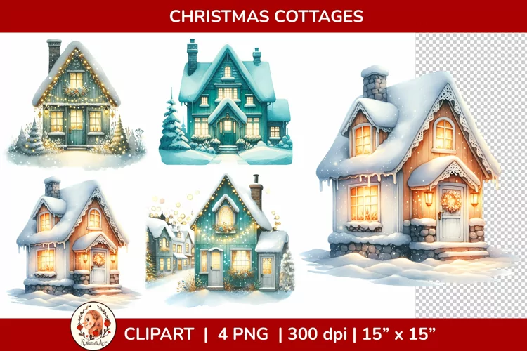 Christmas House Clipart, Christmas Clipart