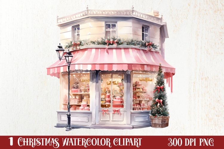 Parisian Christmas Clipart, Parisian Christmas Sublimation