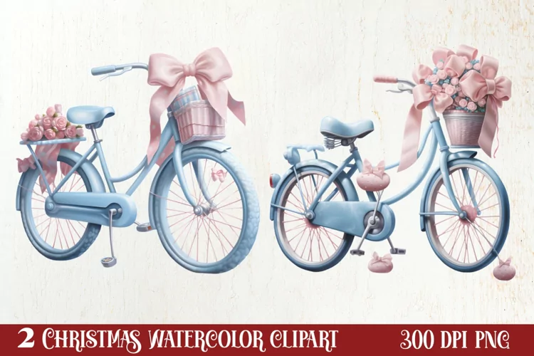 Parisian Christmas Clipart, Parisian Christmas Sublimation