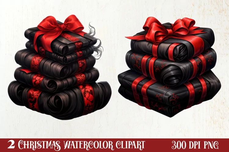 Gothic Christmas Clipart Sublimation, Gothic Christmas
