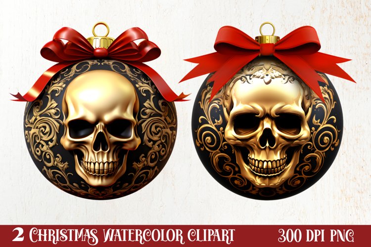 Gothic Christmas Clipart Sublimation, Gothic Christmas