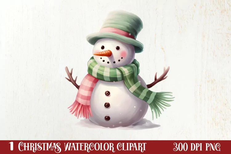 Pastel Christmas Shublimation Clipart, Pastel Christmas Clip