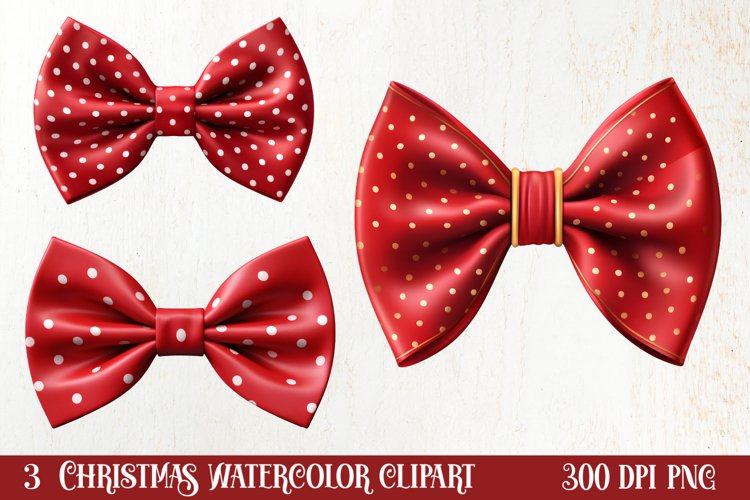 Christmas Watercolor Clipart Image 2