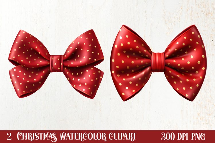 Christmas Watercolor Clipart Image 3