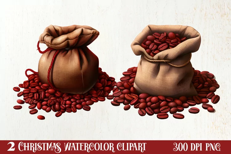 Christmas Coffee Clipart Sublimation, Christmas PNG