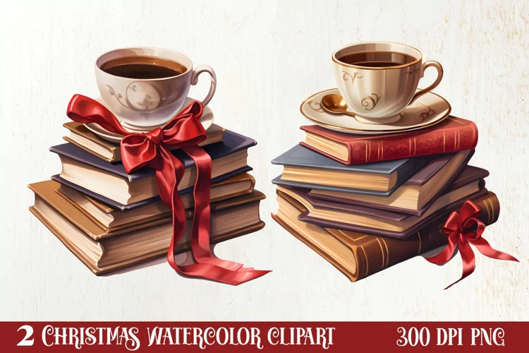 Christmas Coffee Clipart Sublimation, Christmas PNG