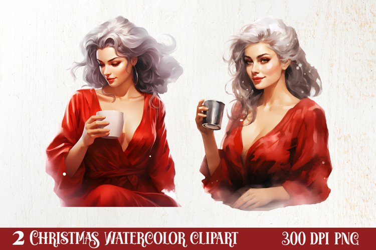 Christmas Coffee Clipart Sublimation, Christmas PNG