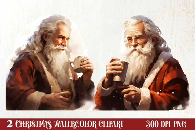Christmas Coffee Clipart Sublimation, Christmas PNG
