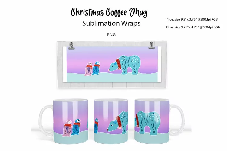 Christmas Coffee Mug Sublimation