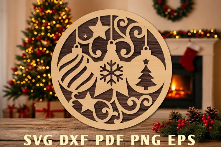 Christmas Collection Laser Cut SVG example image 1