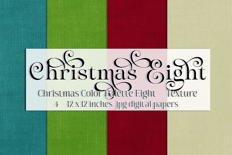 Christmas Background, Christmas Eight Color Palette, Texture example image 1