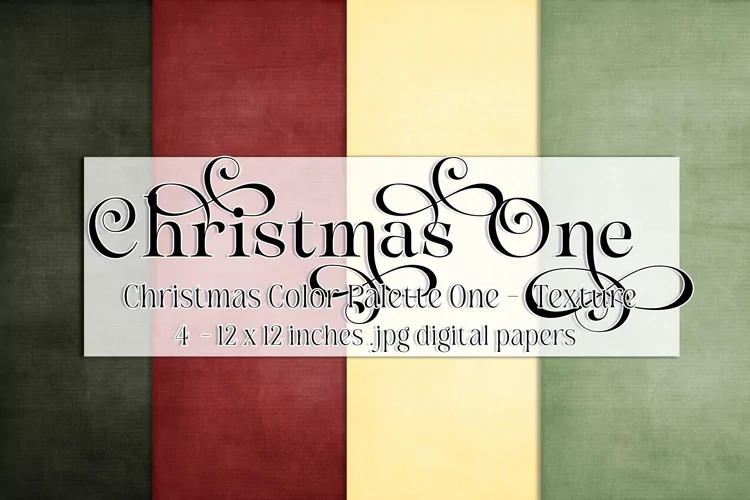 Christmas Background, Christmas One Color Palette, Texture 1