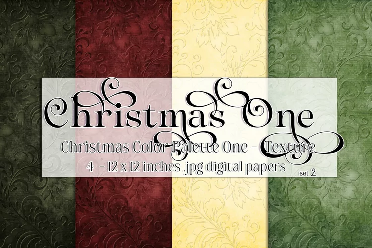 Christmas Background, Christmas One Color Palette, Texture 2