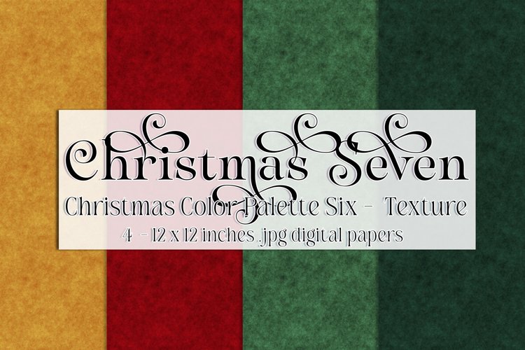 Christmas Background, Christmas Seven Color Palette, Texture example image 1