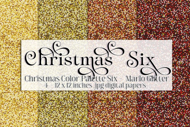 Christmas Background, Christmas Six Palette, Marlo Glitter
