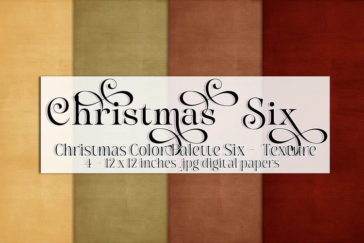 Christmas Background, Christmas Six Color Palette, Texture 2