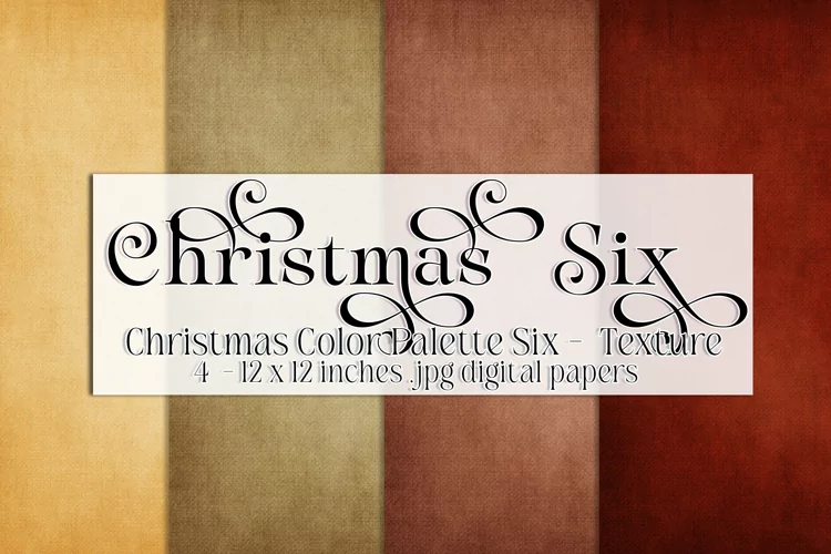 Christmas Background, Christmas Six Color Palette, Texture 3