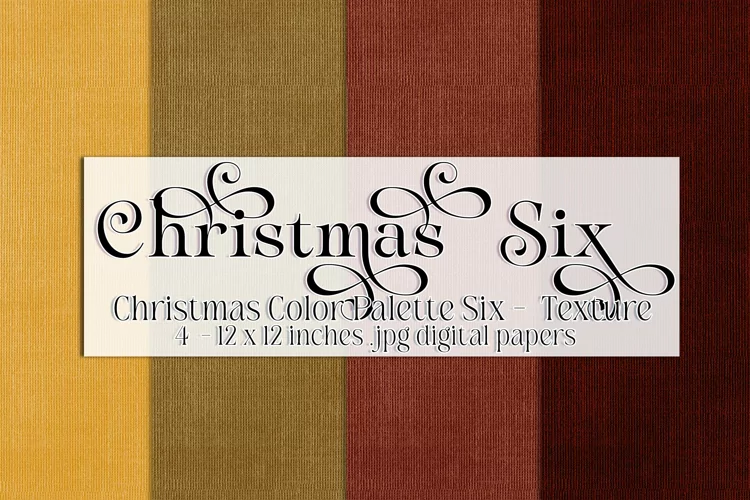 Christmas Background, Christmas Six Color Palette, Texture