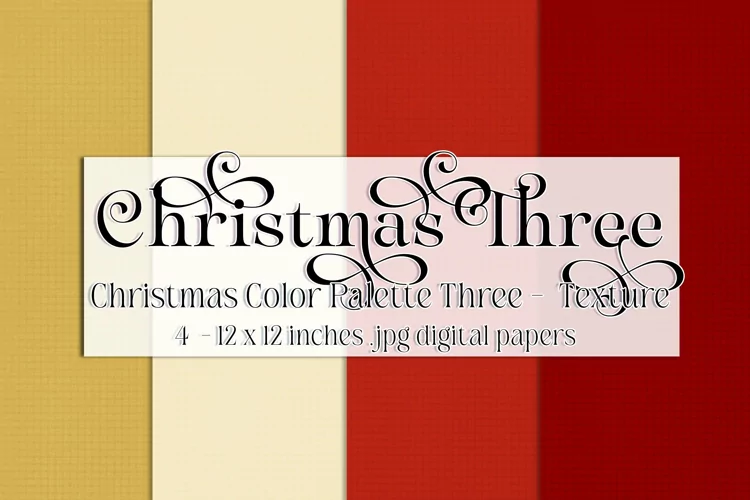 Christmas Background, Christmas Three Color Palette, Texture