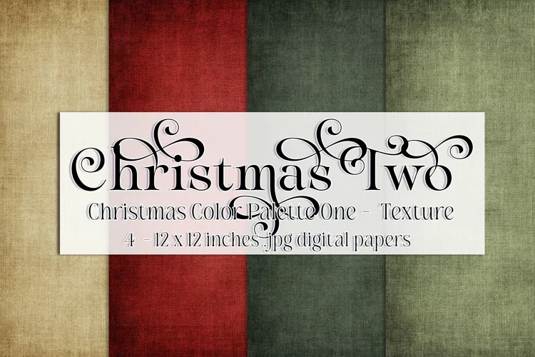Christmas Background, Christmas Two Color Palette, Texture 3