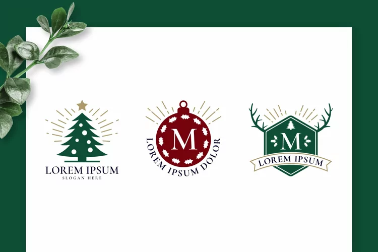 Christmas Ornaments Logo Labels