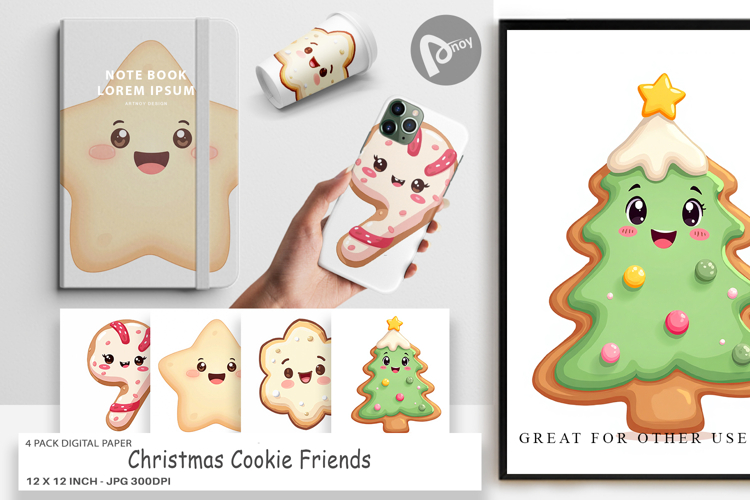 Gingerbread Cookie Clipart Image 21