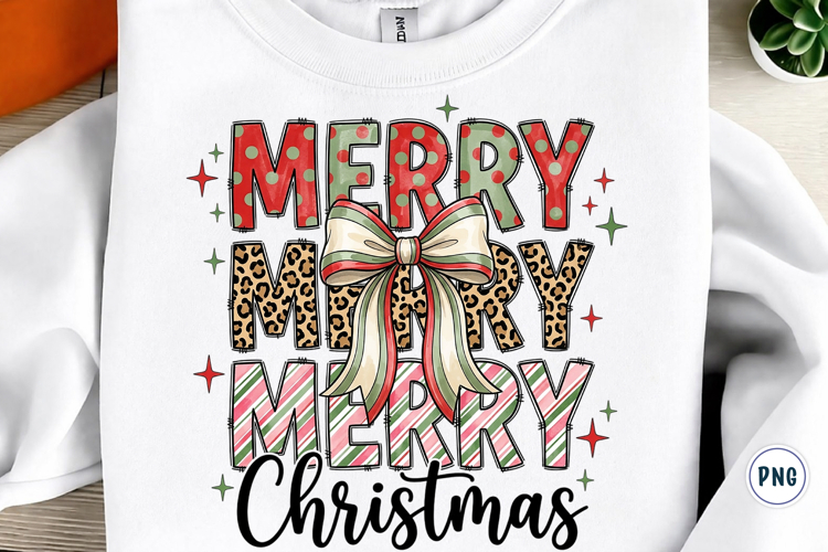 Christmas Coquette Bow PNG
