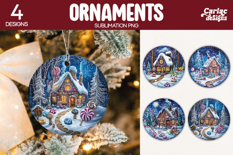 Christmas Cottage Ornament