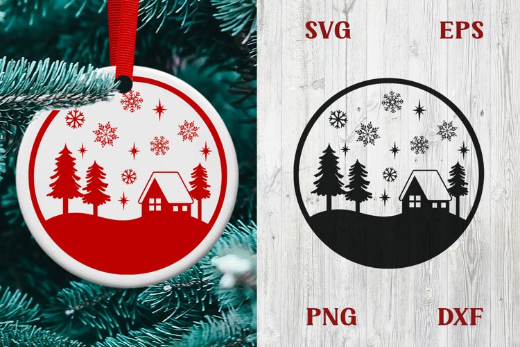 Christmas Village Svg