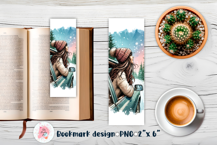 Christmas Cozy Vibes Bookmark Sublimation Design PNG