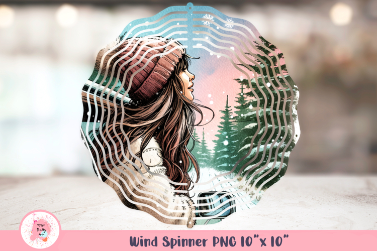 Christmas Cozy Vibes Wind Spinner Sublimation Pn
