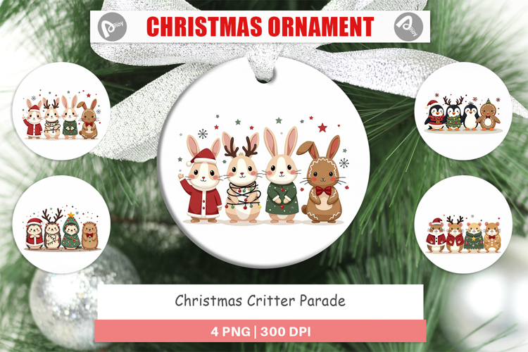 Christmas Ornament Sublimation Designs Image 8