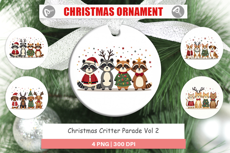 Christmas Ornament Sublimation Designs Image 7