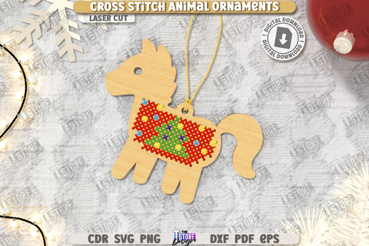 Christmas Ornaments Cross Stitch Patterns Image 5