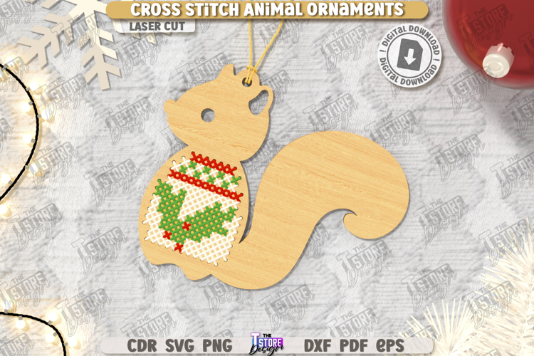 Christmas Ornaments Cross Stitch Patterns Image 4
