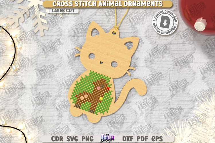 Christmas Ornaments Cross Stitch Patterns Image 3