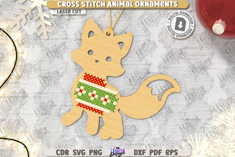 Christmas Ornaments Cross Stitch Patterns Image 2