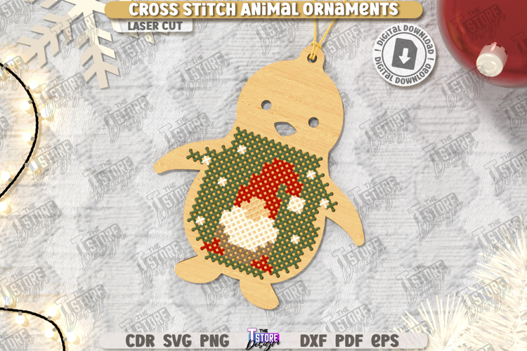 Christmas Ornaments Cross Stitch Patterns Image 6