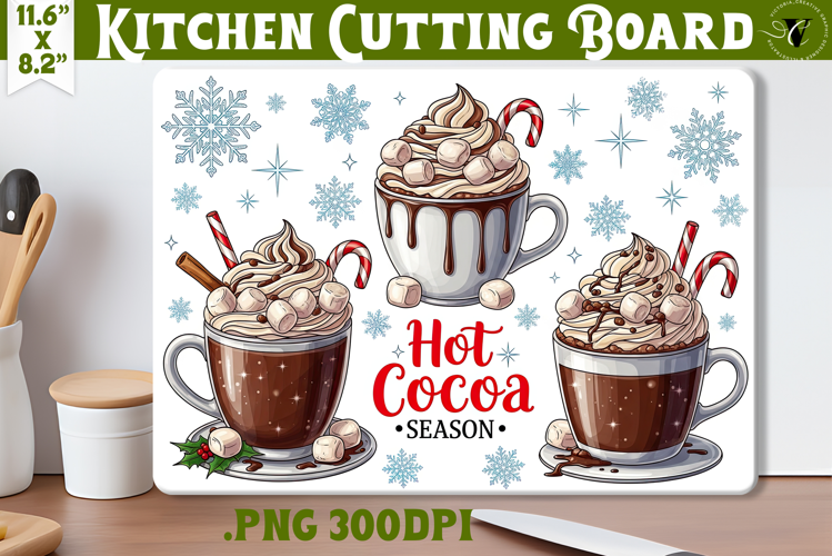 Kitchen Cutting Board | Cute Christmas Cutting Board