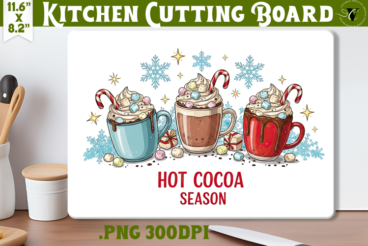 Kitchen Cutting Board | Cute Christmas Cutting Board