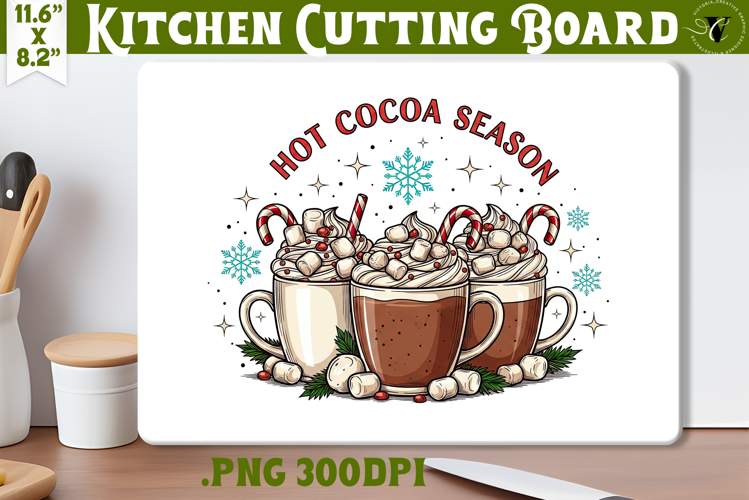 Kitchen Cutting Board | Cute Christmas Cutting Board