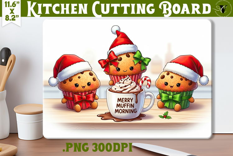 Kitchen Cutting Board | Cute Christmas Cutting Board