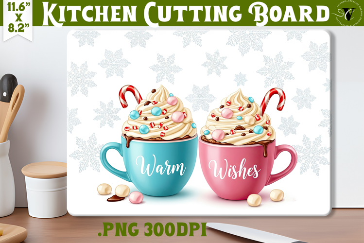 Kitchen Cutting Board | Cute Christmas Cutting Board