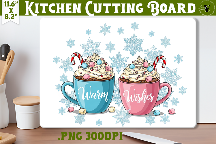 Kitchen Cutting Board | Cute Christmas Cutting Board