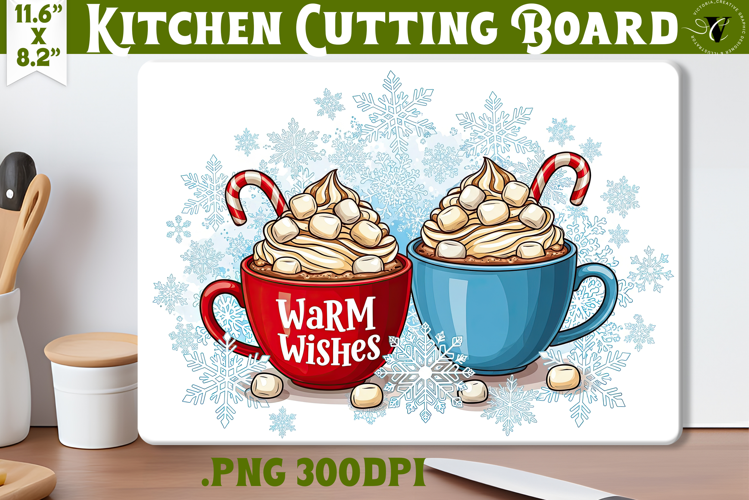 Kitchen Cutting Board | Cute Christmas Cutting Board