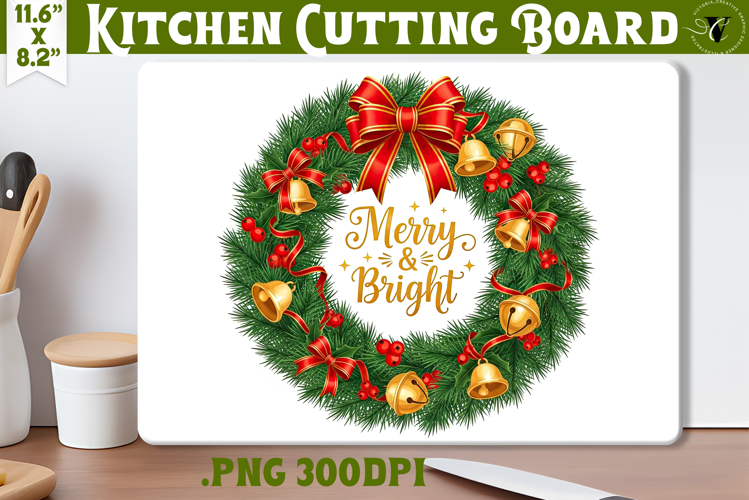 Kitchen Cutting Board | Cute Christmas Cutting Board