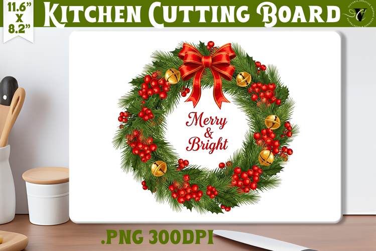 Kitchen Cutting Board | Cute Christmas Cutting Board