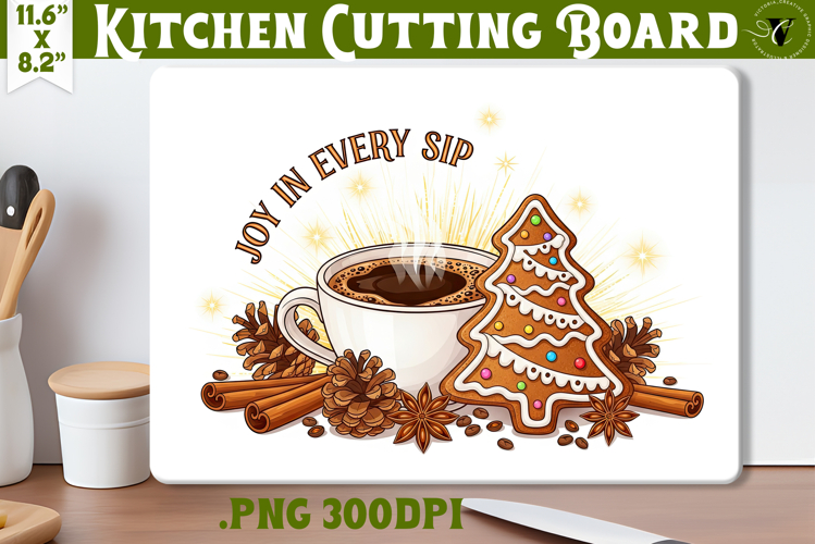 Kitchen Cutting Board | Cute Christmas Cutting Board